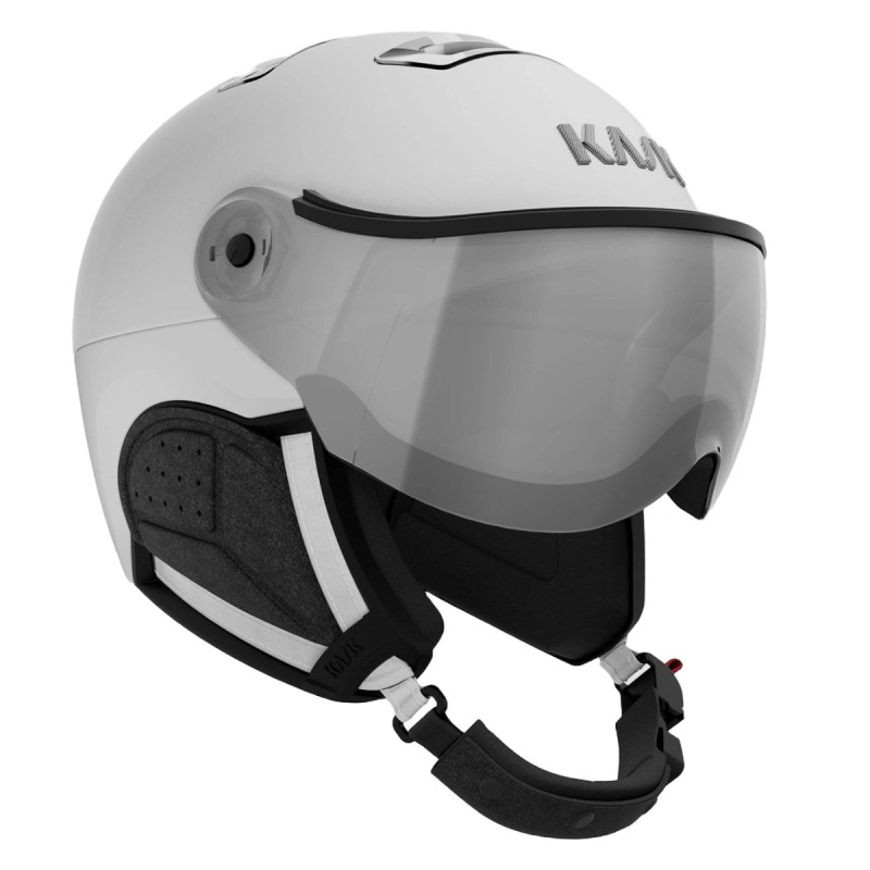 Lyžařská helma Kask PIUMA-R CHROME VISOR  - bílá