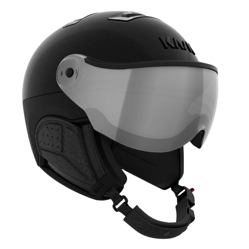 Lyžařská helma Kask PIUMA-R CHROME VISOR  - černá