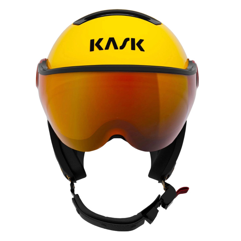 Lyžiarská prilba Kask PIUMA-R MONTECARLO VISOR  - žltá