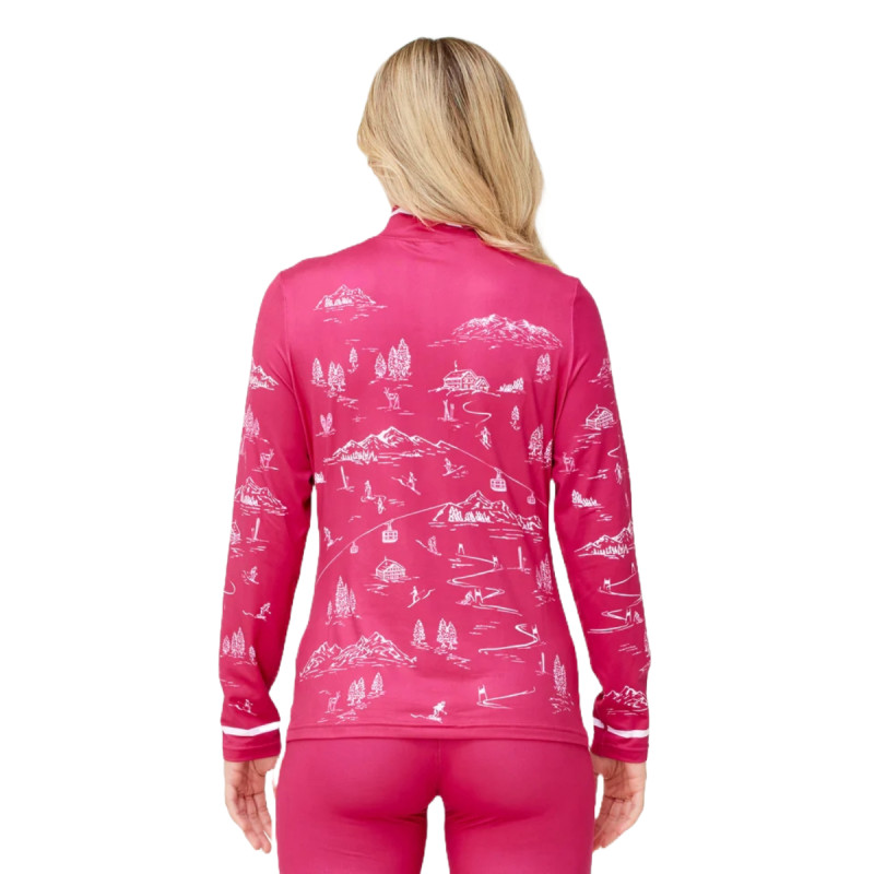 Dámská mikina Krimson Klover DRIFTER  - tmavě růžová