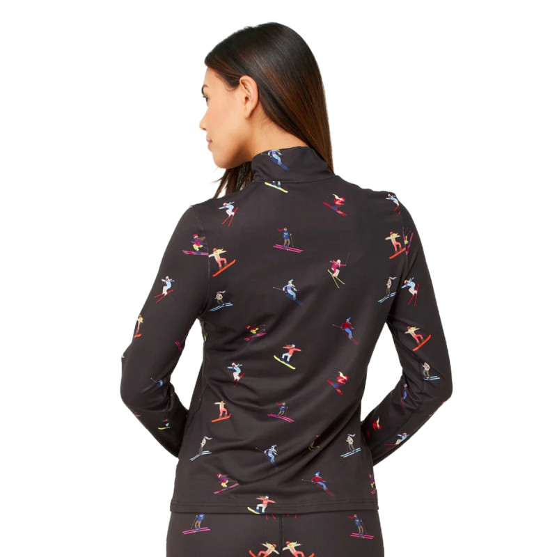 Dámská mikina Krimson Klover MULTI SKIERS  - černá