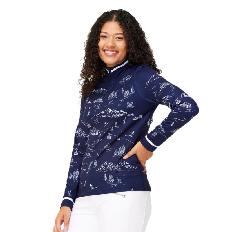 Dámska mikina Krimson Klover DRIFTER  - tmavo modrá