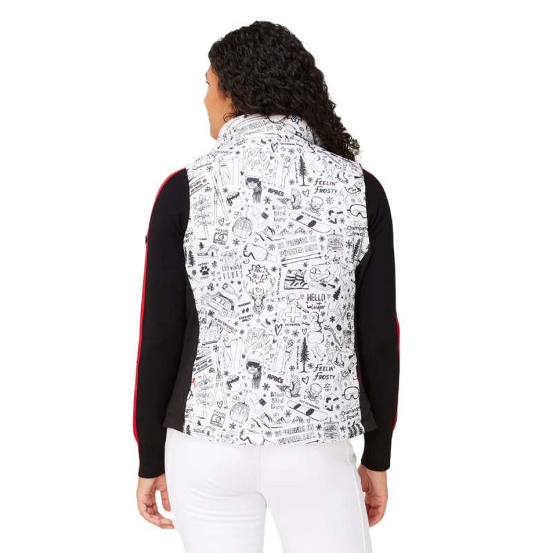 Dámska vesta Krimson Klover SELA REVERSIBLE  - biela