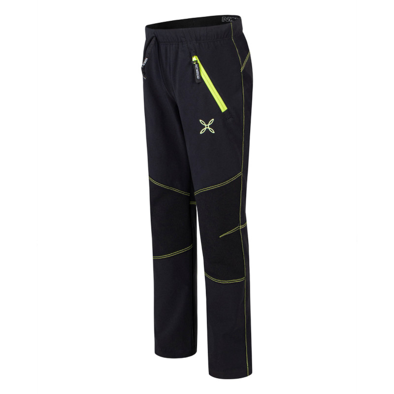 Detské turistické nohavice Montura HIKING  - čierna