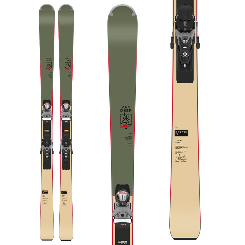 Lyže Van Deer H-POWER 78 R22 WC + SPX 12 GW