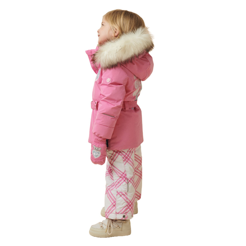 Dívčí lyžařská bunda Poivre Blanc W24-1201-BBGL/A  - světle růžová