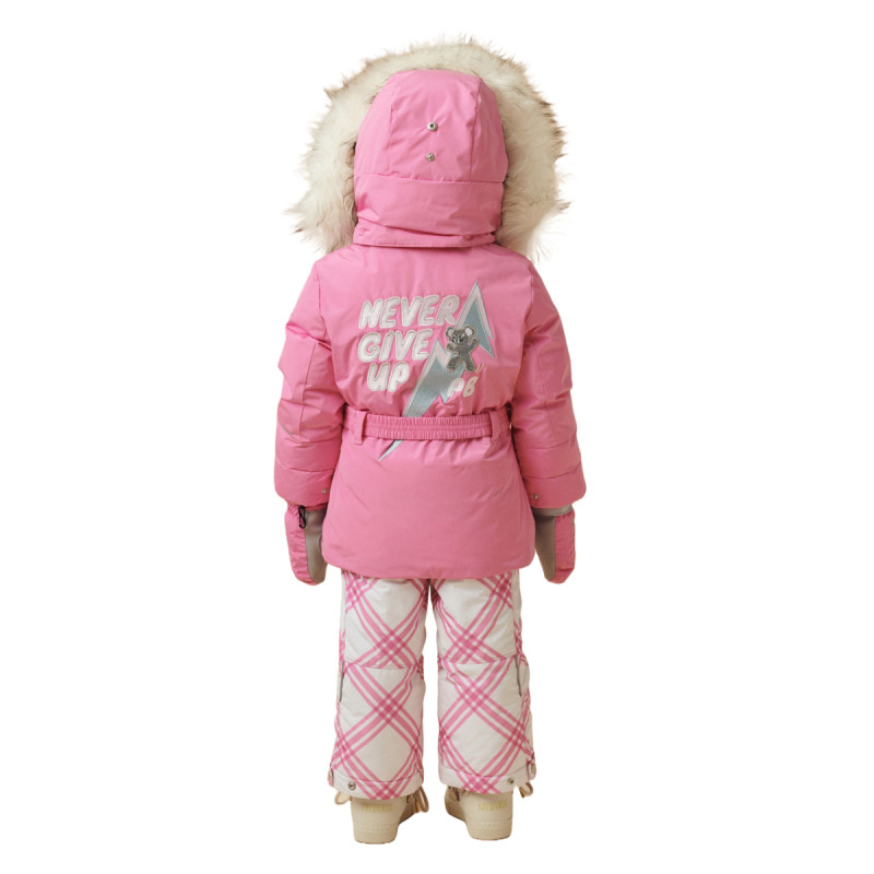 Dívčí lyžařská bunda Poivre Blanc W24-1201-BBGL/A  - světle růžová