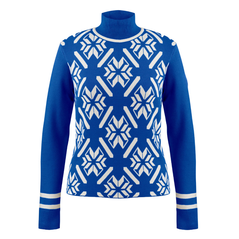 Dámsky sveter Poivre Blanc W24-3552-WO KNIT  - modrá