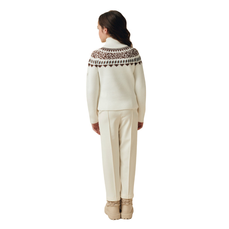 Dievčenský sveter Poivre Blanc W24-3551-JRGL KNIT  - biela