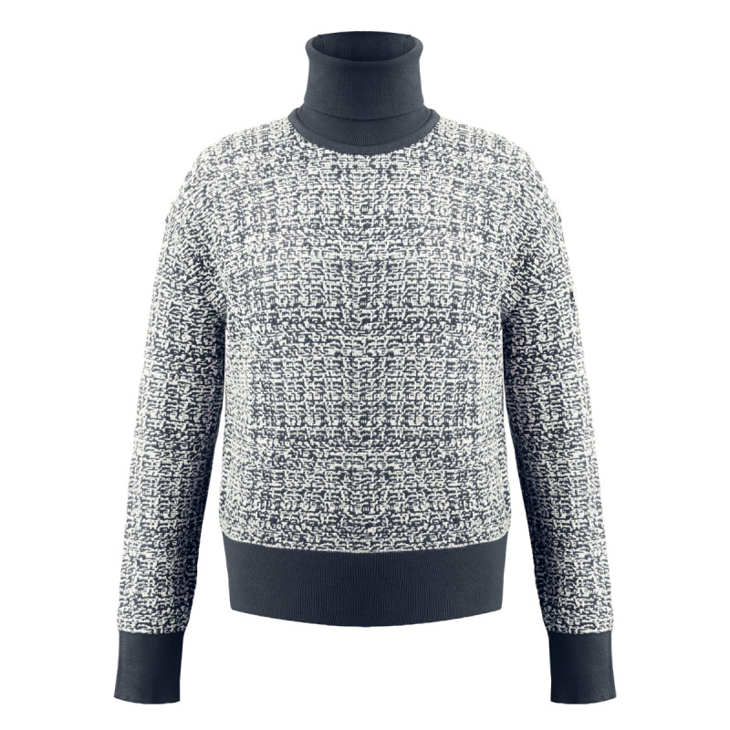 Dámsky sveter Poivre Blanc W24-3554-WO KNIT  - tmavo modrá