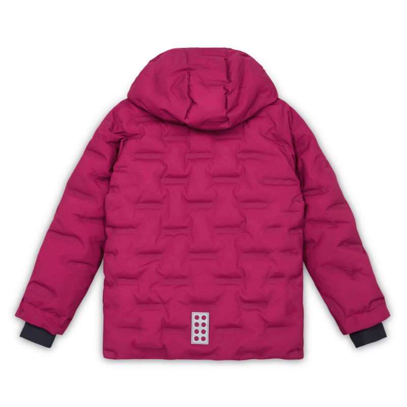 Dievčenská bunda Lego Wear JIPE 706  - tmavo ružová