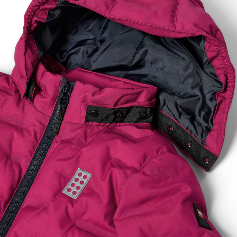 Dievčenská bunda Lego Wear JIPE 706  - tmavo ružová