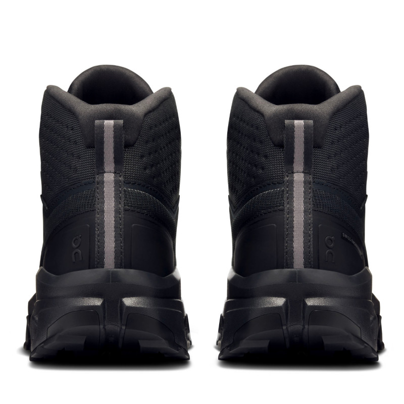 Dámske turistické členkové topánky On CLOUDROCK MID WATERPROOF  - čierna