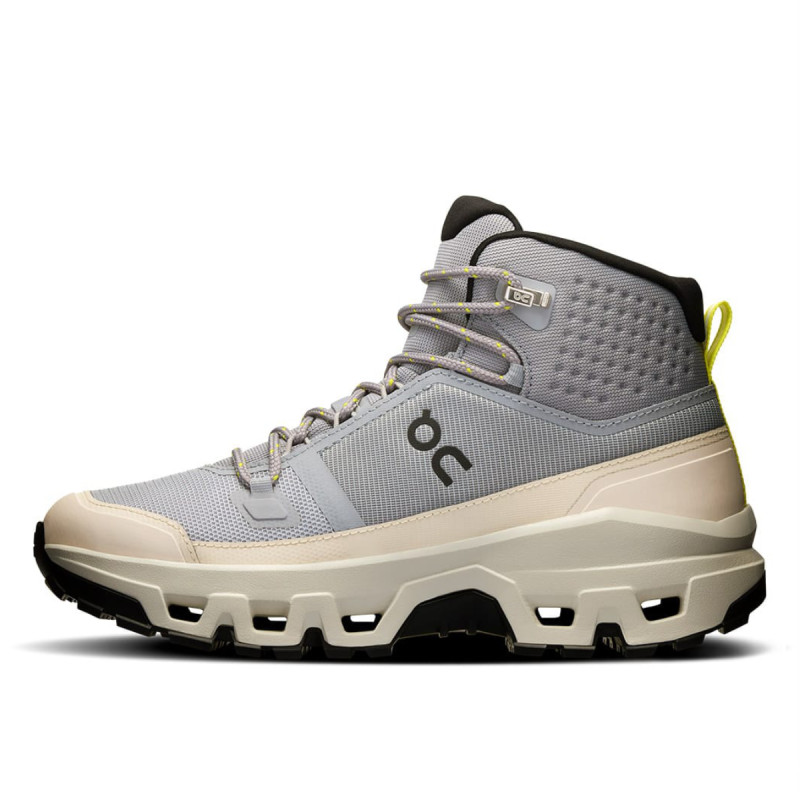 Dámske turistické členkové topánky On CLOUDROCK MID WATERPROOF  - svetlo modrá