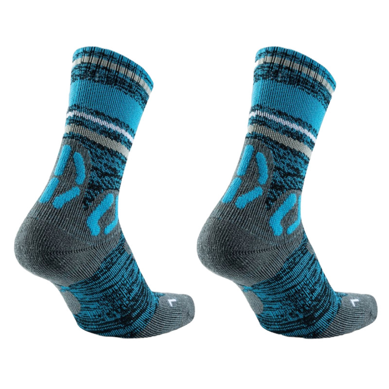 Detské turistické ponožky UYN OUTDOOR EXPLORER 2 PÁRY  - modrá