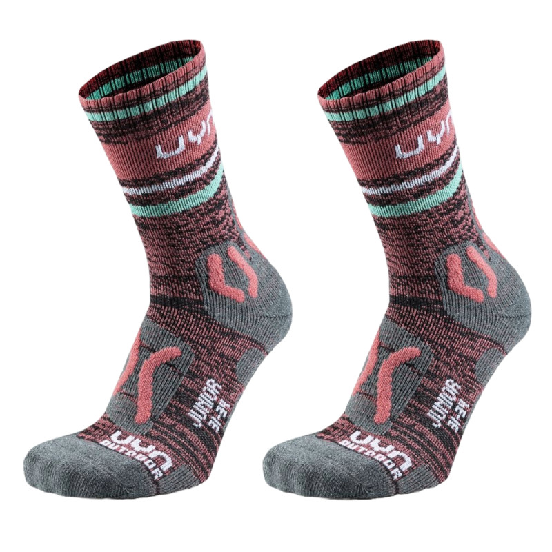 Dětské turistické ponožky UYN OUTDOOR EXPLORER 2 PÁRY  - oranžová