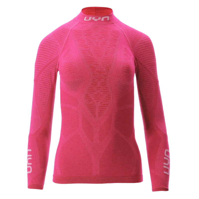 Dámske funkčné tričko UYN ELEVATYON BIOMORPH UW SHIRT LONG SL TURTLE NECK  - ružová