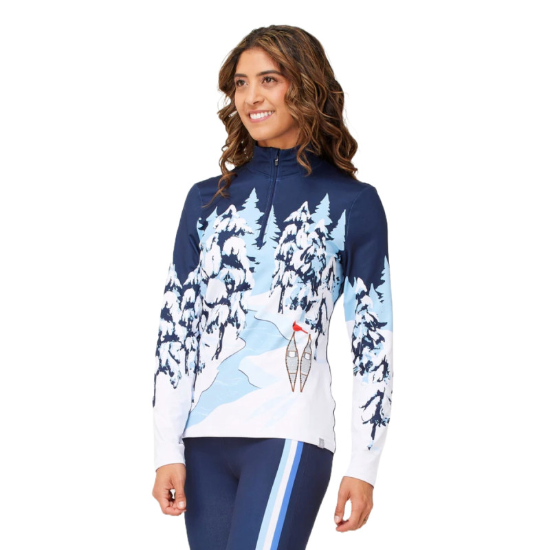 Dámska mikina Krimson Klover WHITEOUT  - tmavo modrá