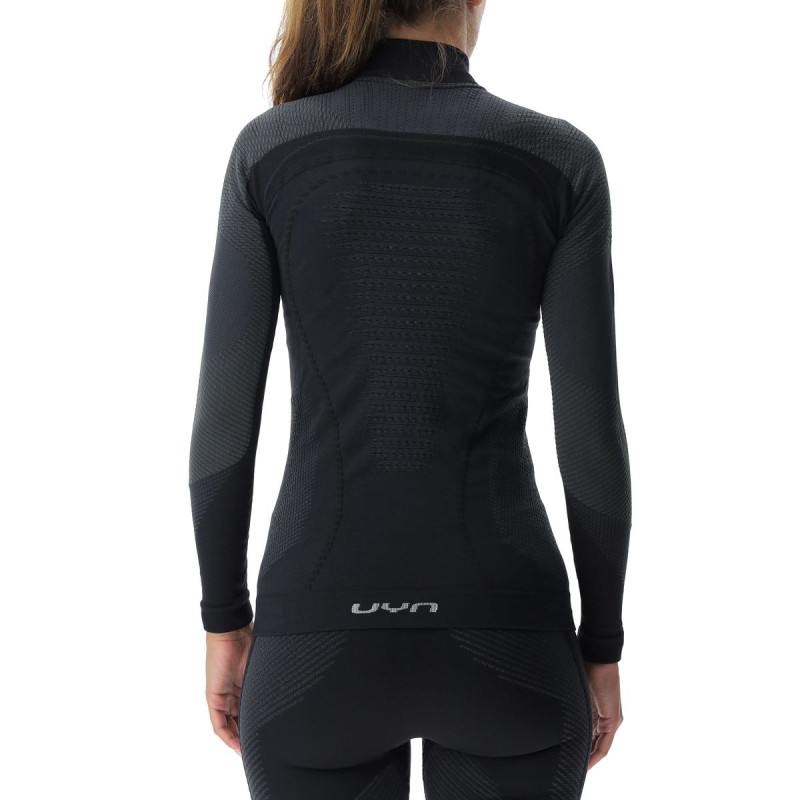 Dámske funkčné tričko UYN AMBITYON UW SHIRT LG SL ZIP  - čierna