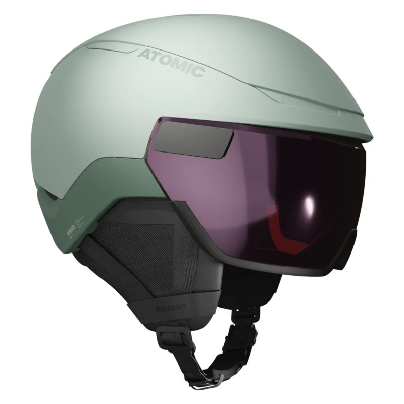 Lyžařská helma Atomic REVENT GT AMID VISOR HD  - světle zelená