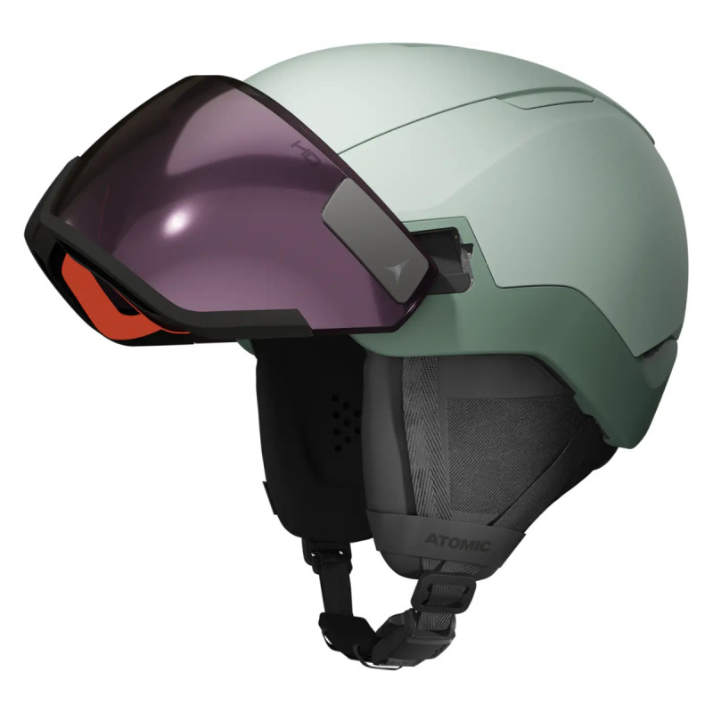 Lyžařská helma Atomic REVENT GT AMID VISOR HD  - světle zelená