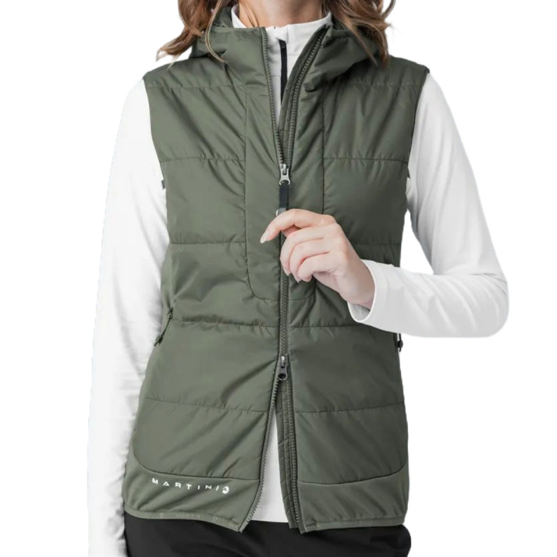 Dámska vesta Martini Sportswear HORIZON HYBRID  - čierna