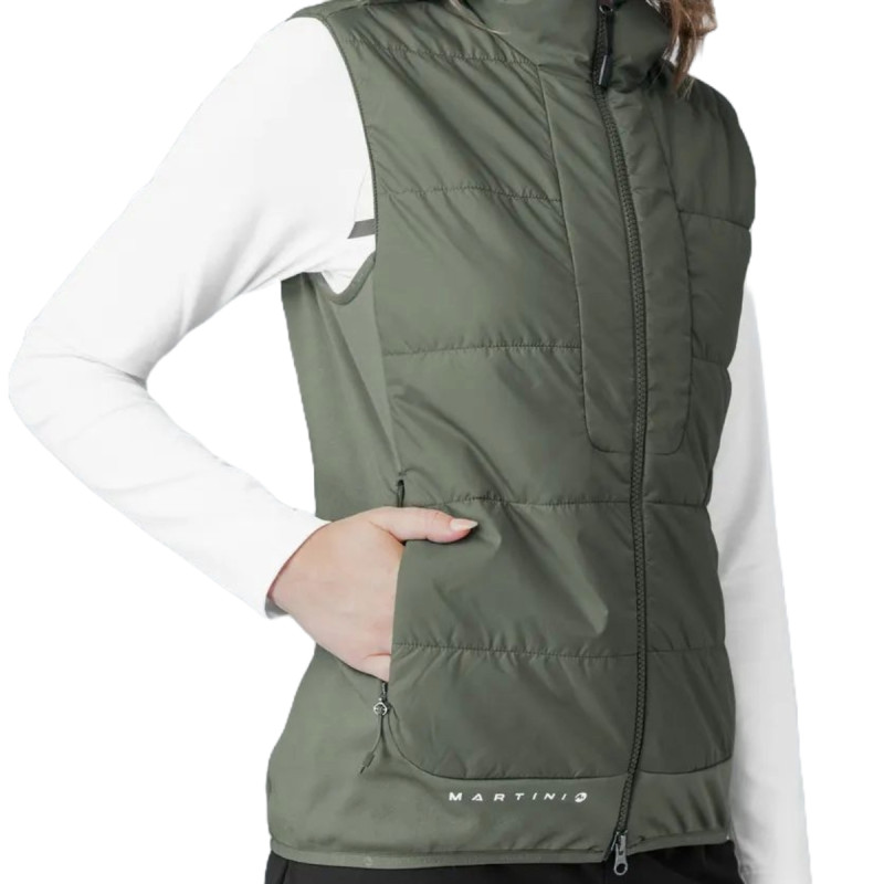 Dámska vesta Martini Sportswear HORIZON HYBRID  - čierna