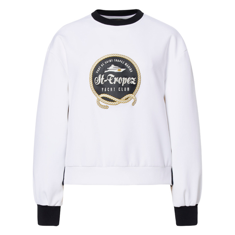 Dámska mikina Goldbergh PORT  - biela