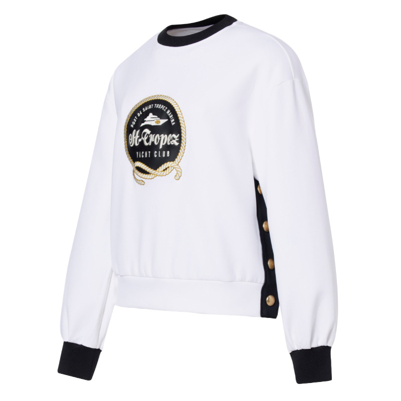 Dámska mikina Goldbergh PORT  - biela