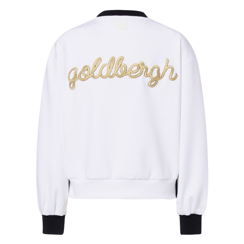 Dámska mikina Goldbergh PORT  - biela