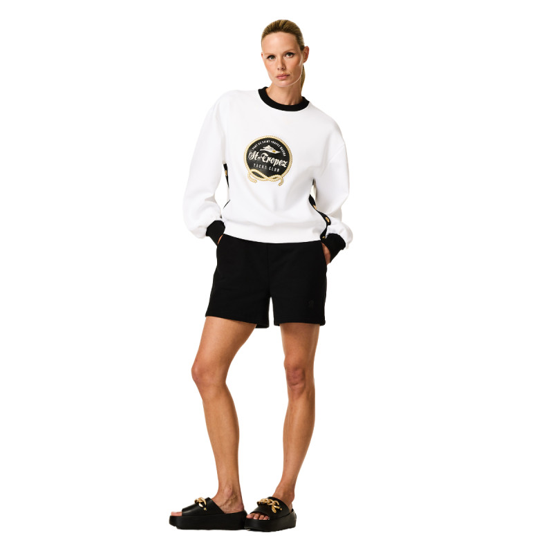 Dámska mikina Goldbergh PORT  - biela