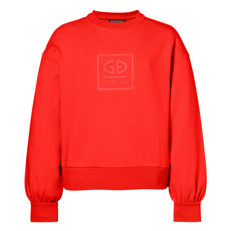 Dámska mikina Goldbergh RELAX  - červená