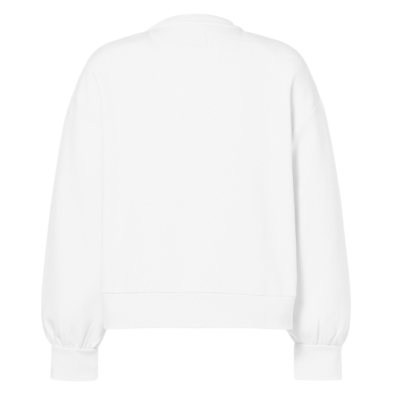 Dámská mikina Goldbergh RELAX  - bílá