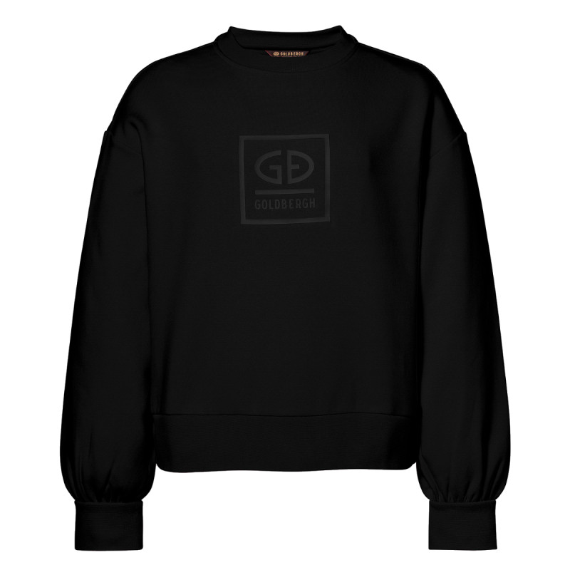 Dámska mikina Goldbergh RELAX  - čierna