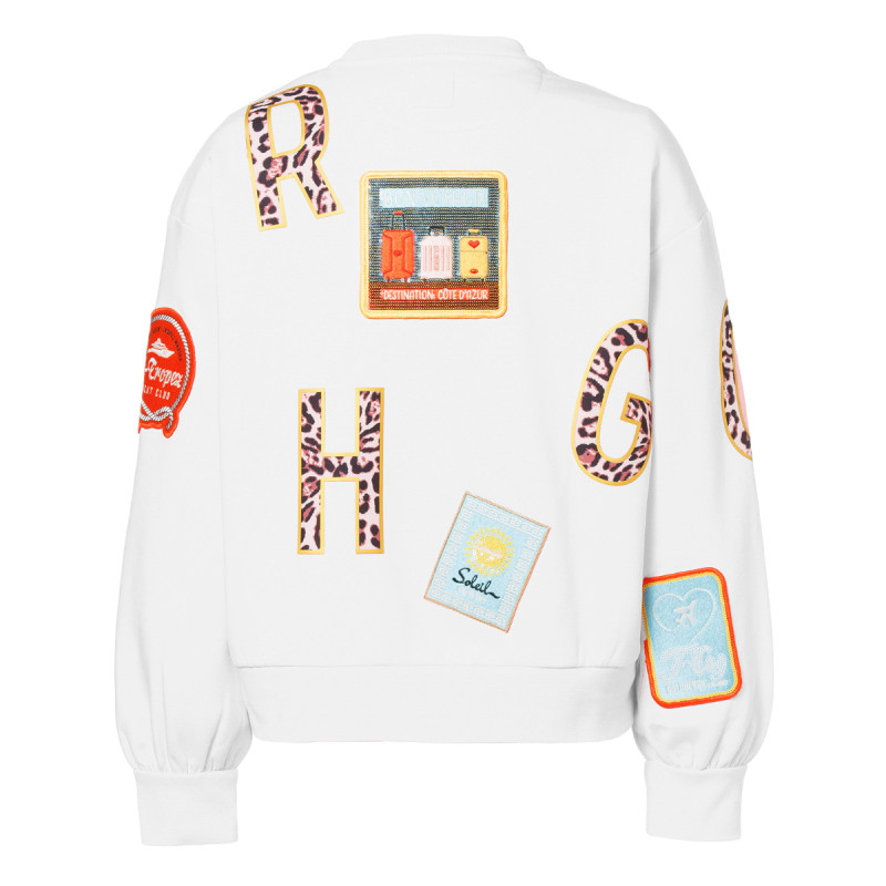 Dámska mikina Goldbergh PISCINE  - biela