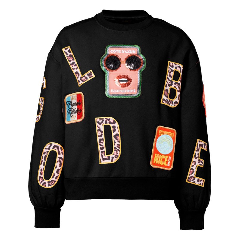 Dámska mikina Goldbergh PISCINE  - čierna