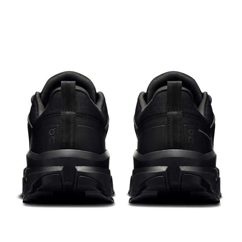 Dámske turistické topánky On CLOUDROCK LOW WATERPROOF  - čierna