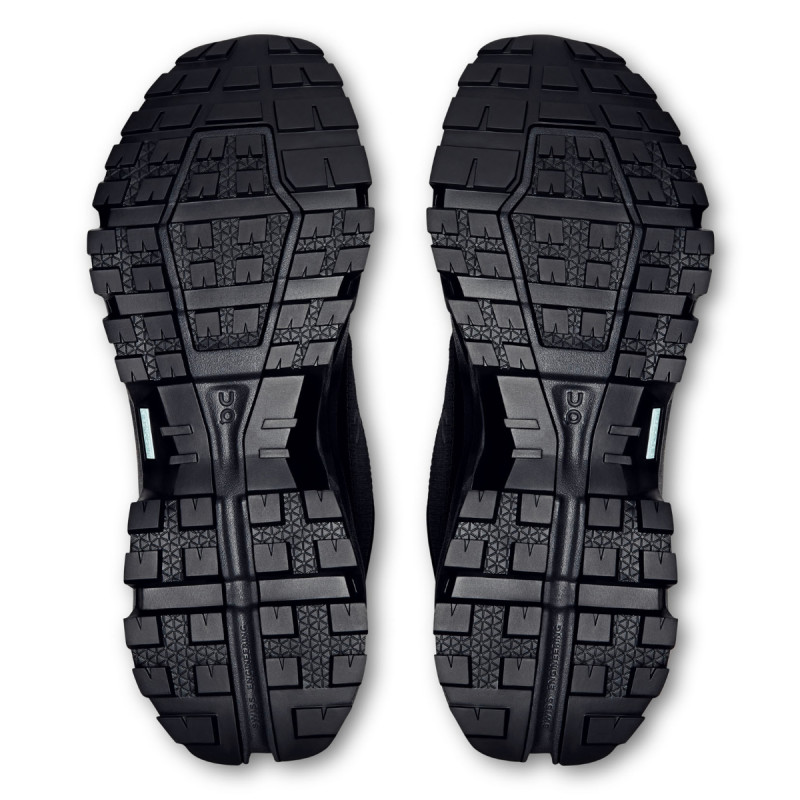 Dámske turistické topánky On CLOUDROCK LOW WATERPROOF  - čierna