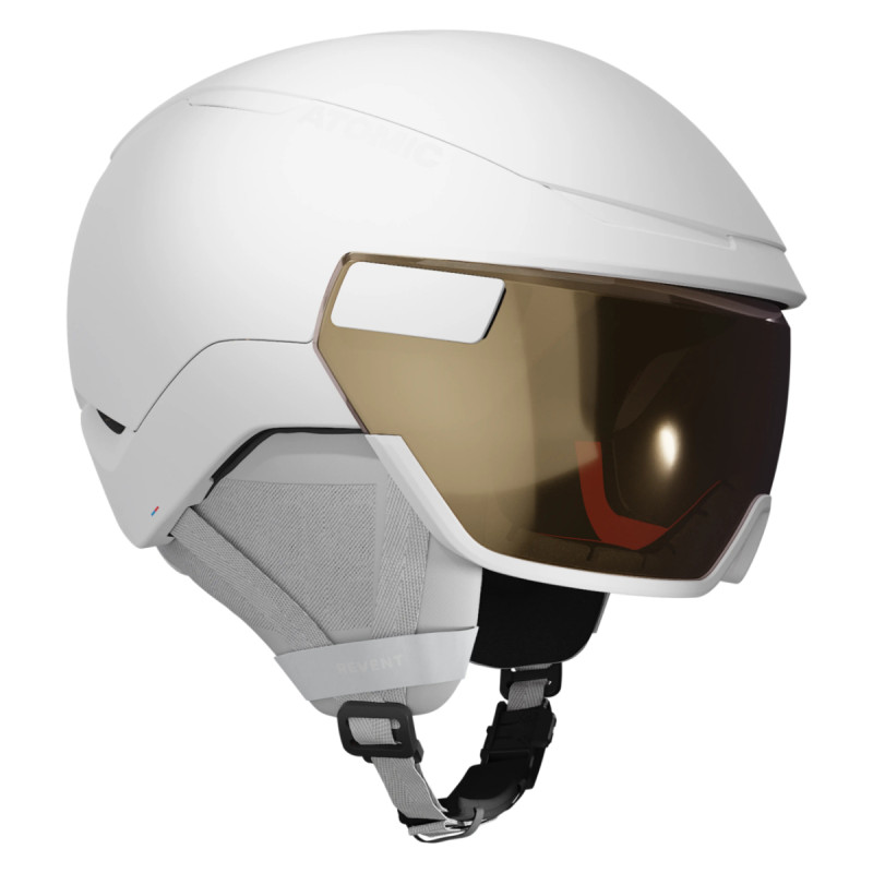 Lyžiarská prilba Atomic REVENT GT AMID VISOR HD PHOTO  - biela