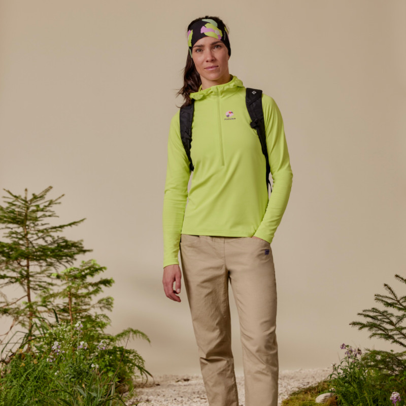 Dámska mikina Maloja BOKAM.  - žltá