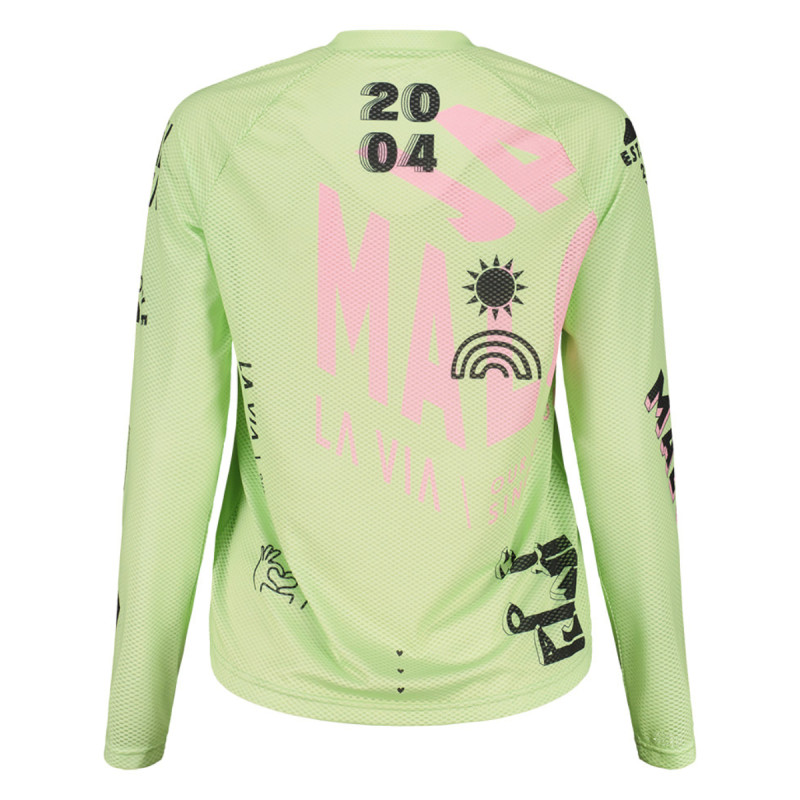 Dámsky cyklistický dres Maloja BALDOM.  - svetlo zelená