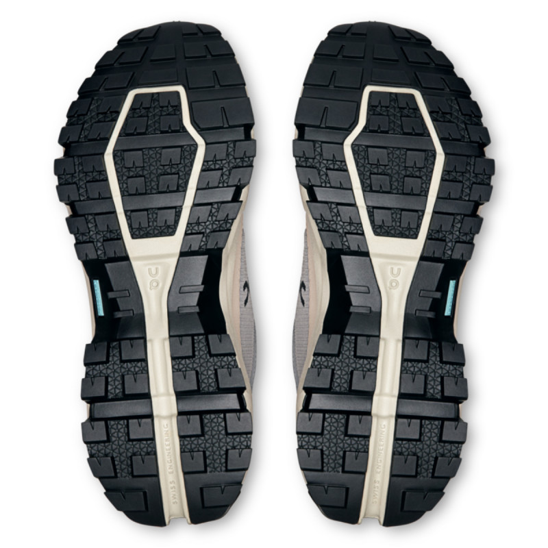 Dámské turistické boty On CLOUDROCK LOW WATERPROOF  - světle šedá