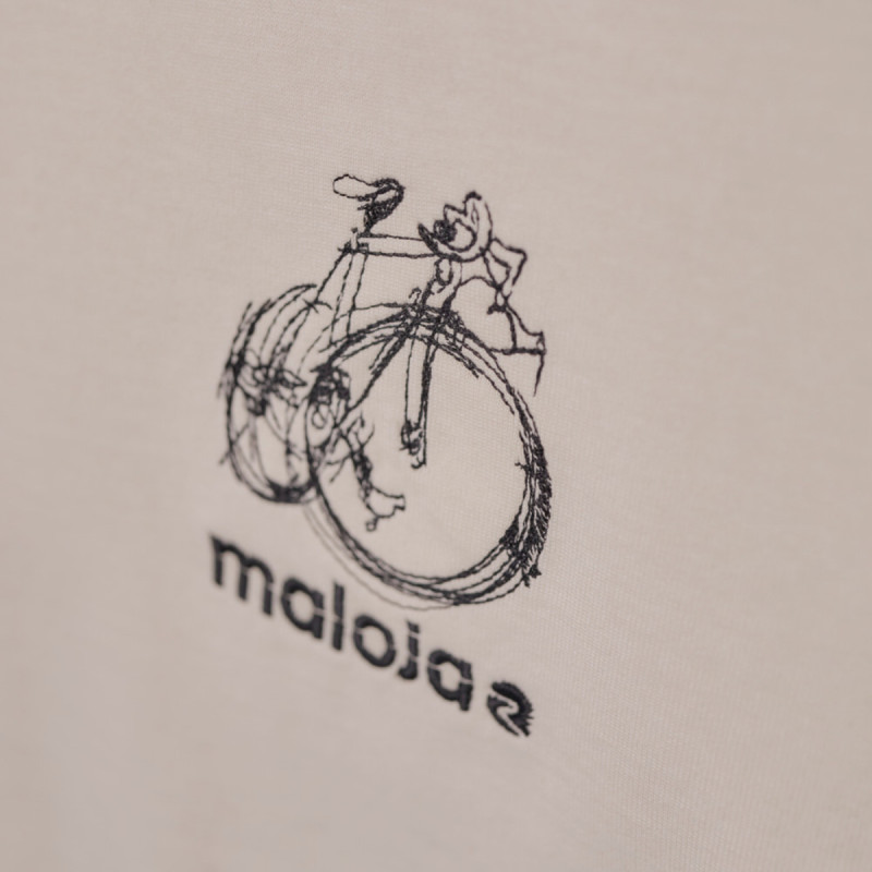 Pánske tričko Maloja EDOLOM.  - biela