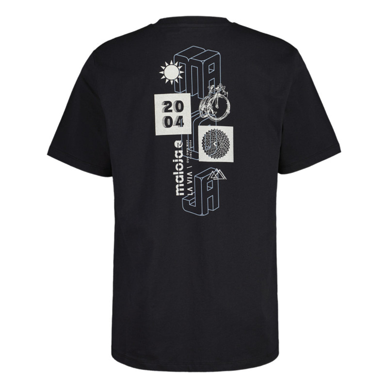 Pánske tričko Maloja GAITOM.  - čierna