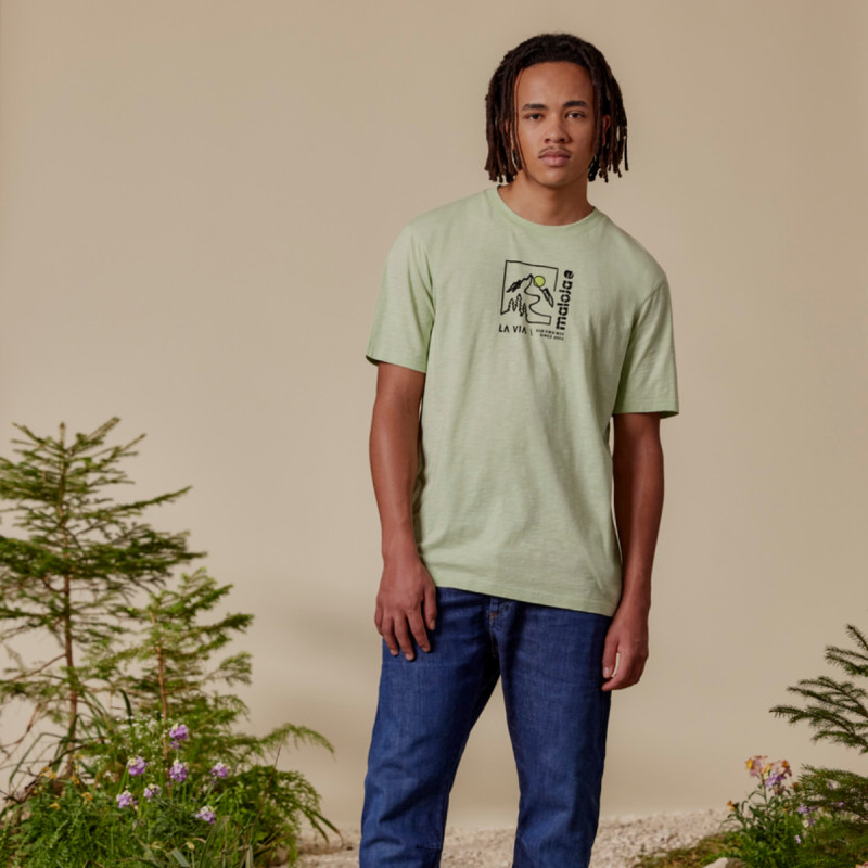 Pánske tričko Maloja BRACCAM.  - svetlo zelená