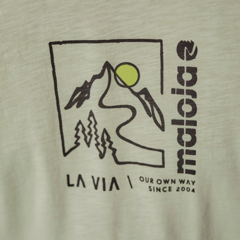 Pánske tričko Maloja BRACCAM.  - svetlo zelená