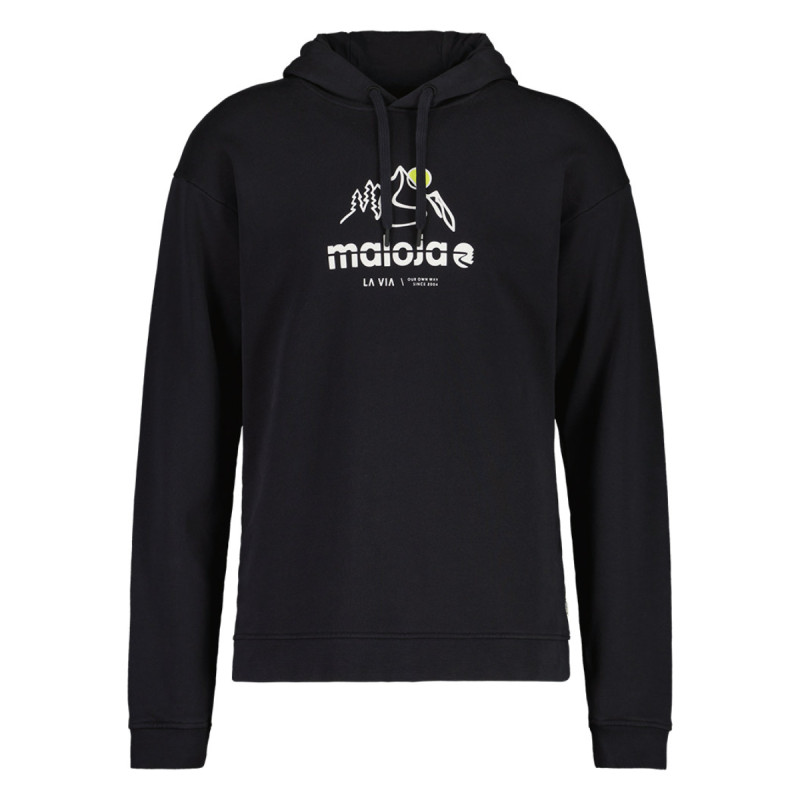 Pánska mikina Maloja DROM.  - čierna