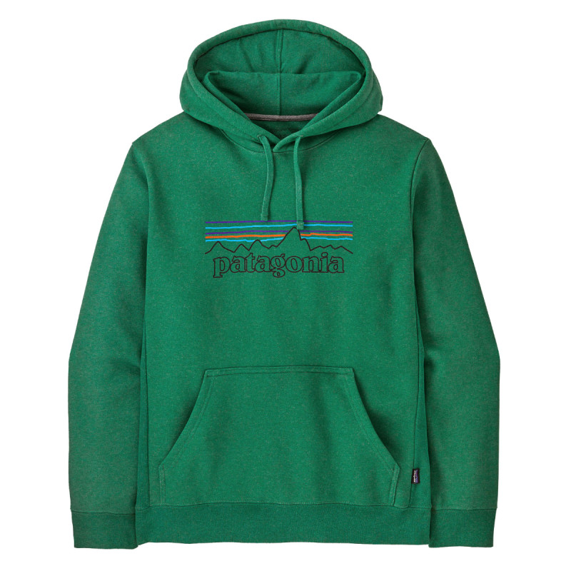 Pánska mikina Patagonia P-6 LOGO UPRISAL HOODY  - zelená