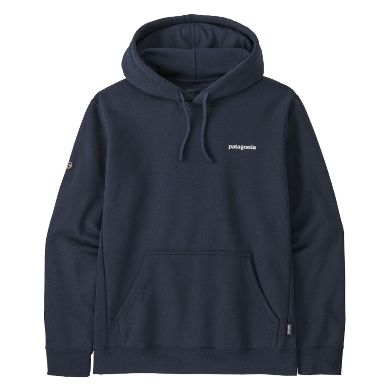 Pánska mikina Patagonia FITZ ROY ICON UPRISAL HOODY  - tmavo modrá