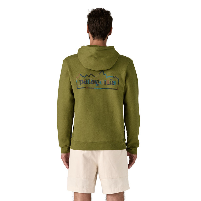 Pánska mikina Patagonia UNITY FITZ UPRISAL HOODY  - khaki